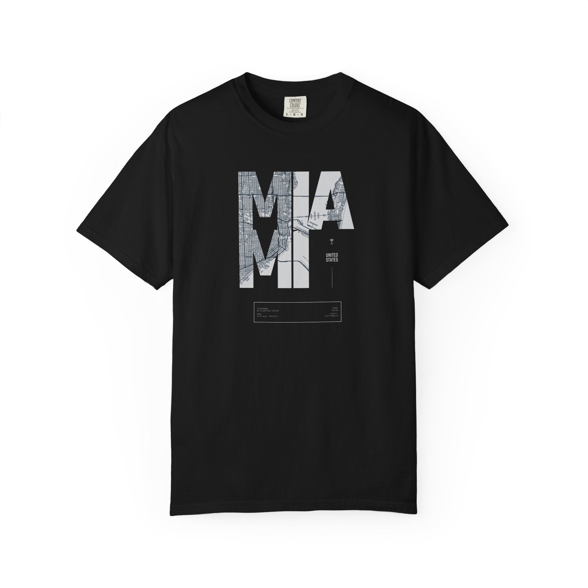 MIA Surf Photo Graphic T-Shirt — Distressed Beach Vibes Tee