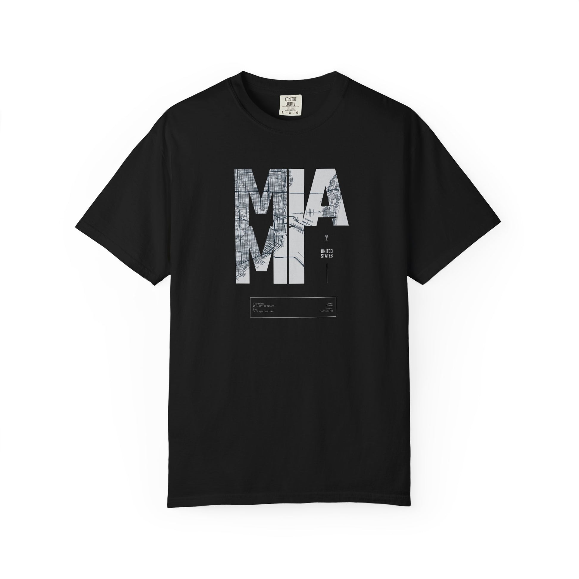 MIA Surf Photo Graphic T-Shirt — Distressed Beach Vibes Tee