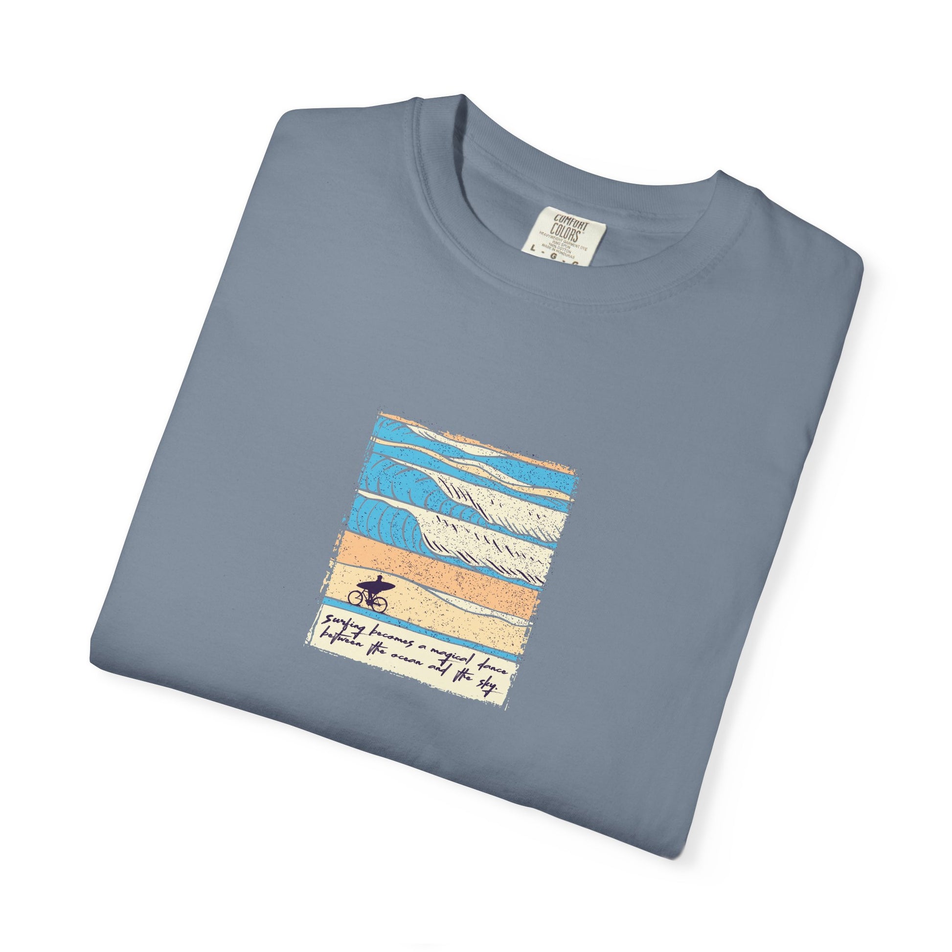 Vintage Beach Stripes Graphic T-Shirt