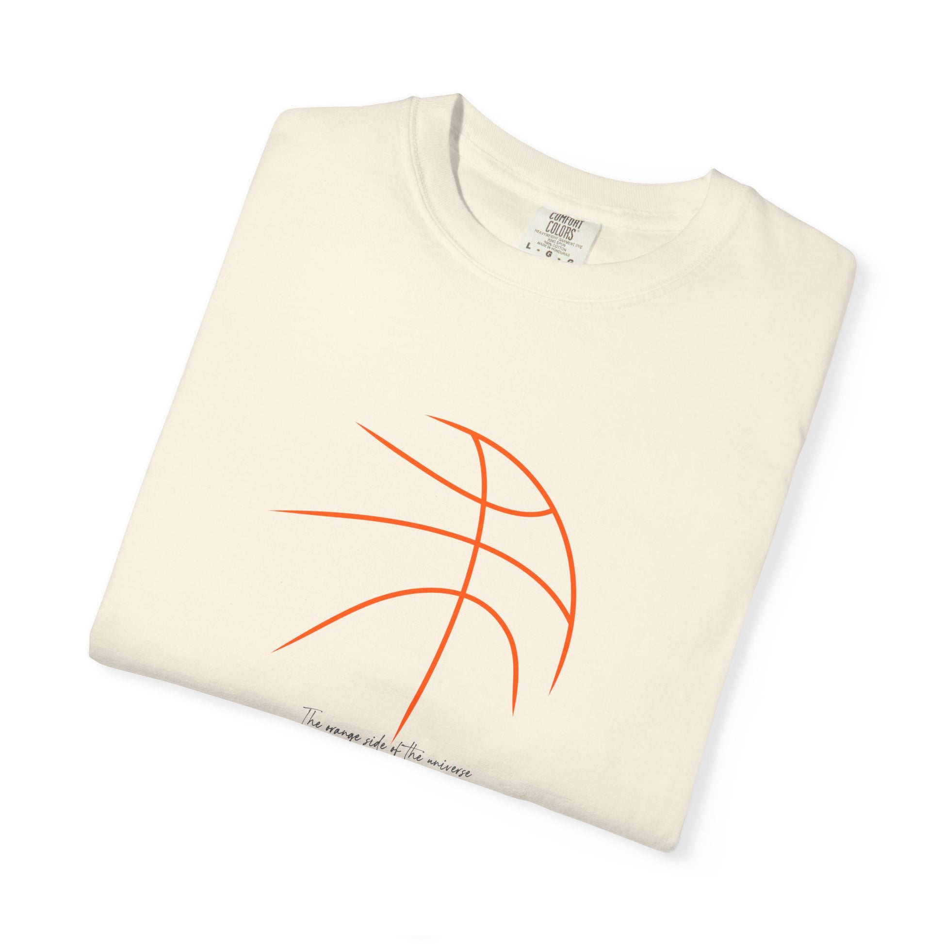 Basketball Outline T-Shirt — Minimal Line Art "Love of the Game" Sport