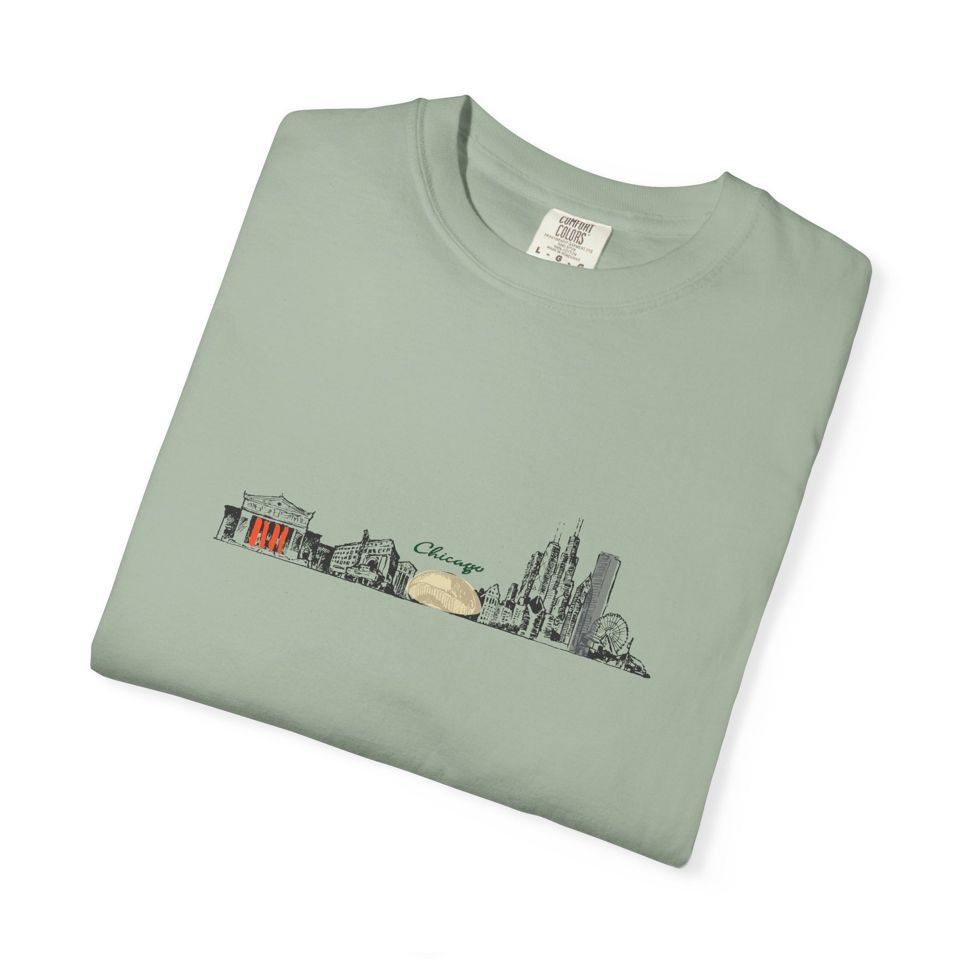 City Skyline T-Shirt — Minimal Watercolor Landmarks Tee
