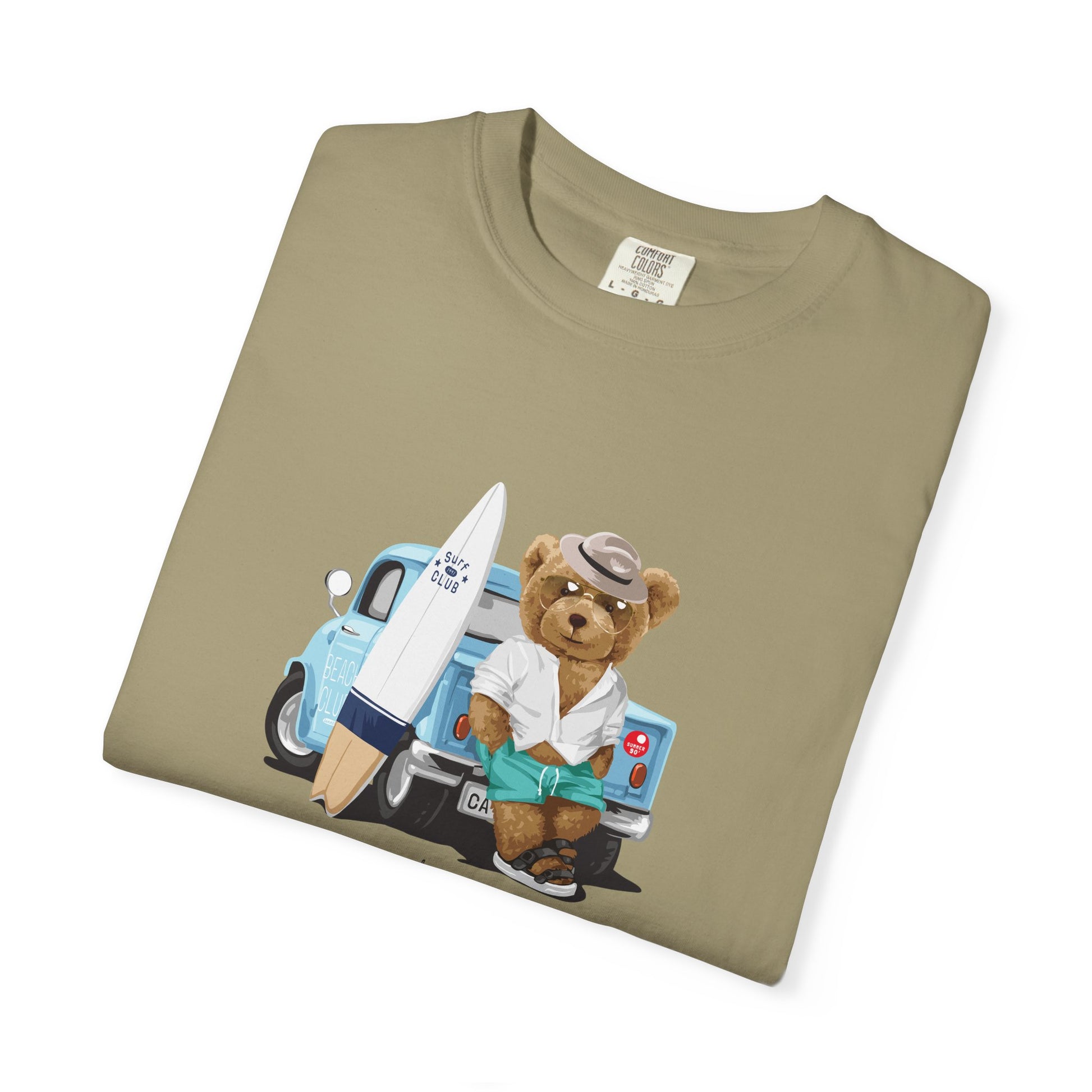 Bear Vacation Graphic T-Shirt — 'Holidays' Cute Teddy with Camper Lifestyle
