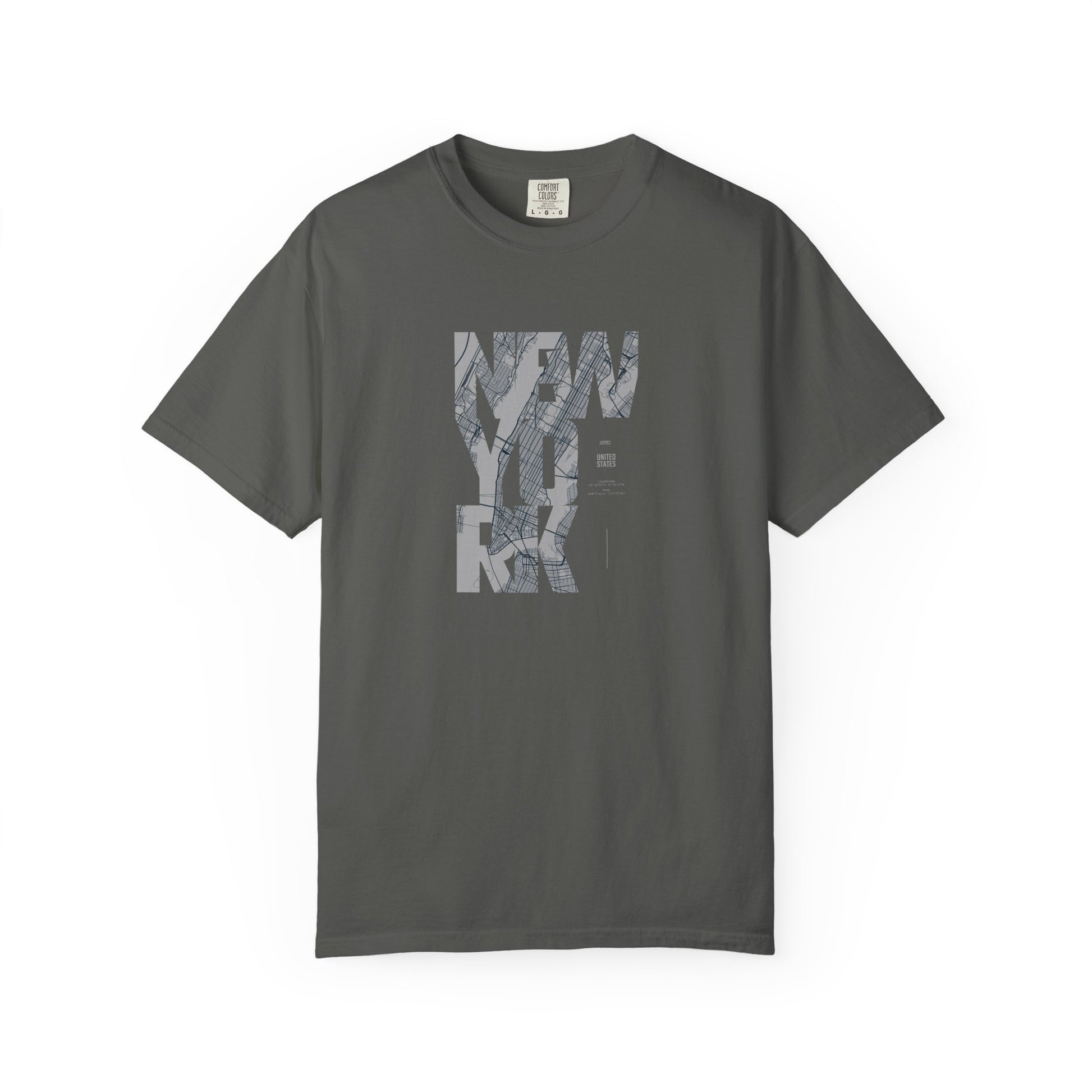 New York Marble Text T-Shirt — Graphic City Tee