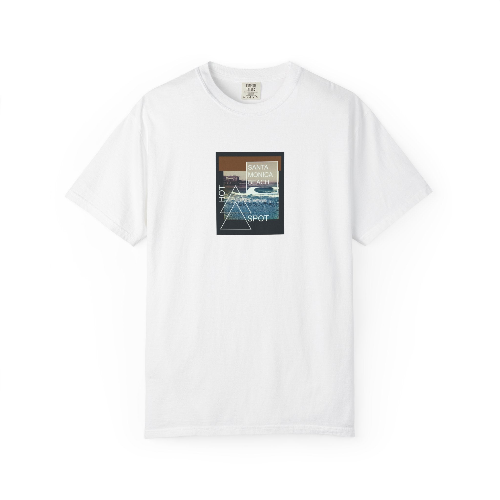 Santa Monica Surf Spot T-Shirt — Vintage Beach Graphic Tee