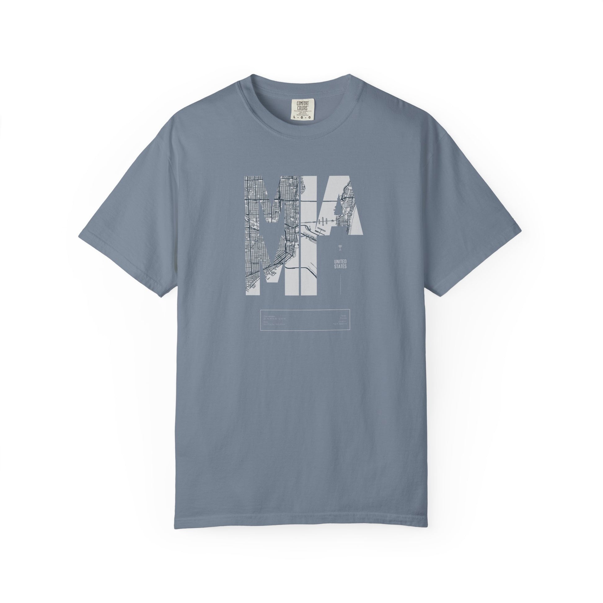 MIA Surf Photo Graphic T-Shirt — Distressed Beach Vibes Tee