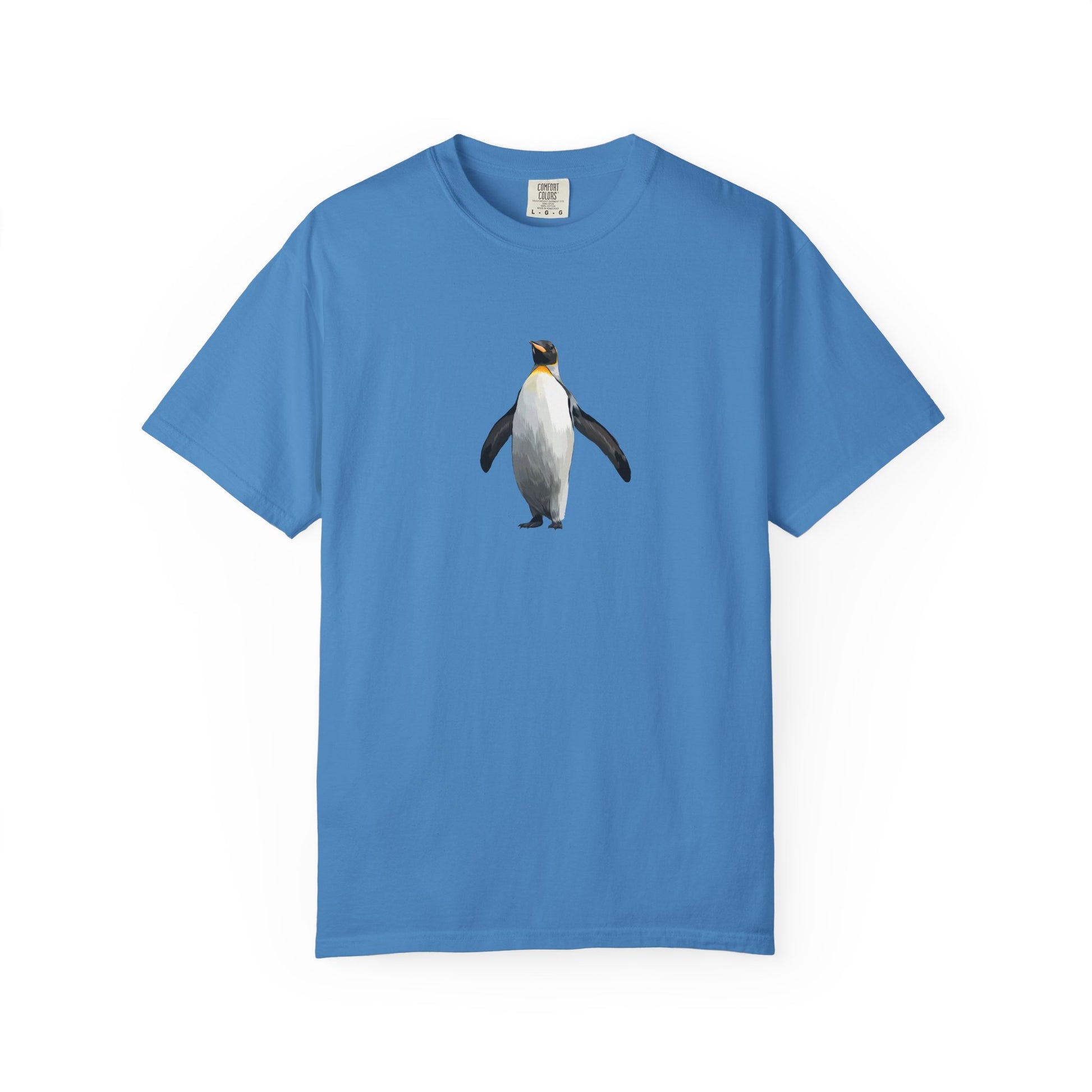 Penguin Graphic T-Shirt – Minimal King Penguin Illustration world