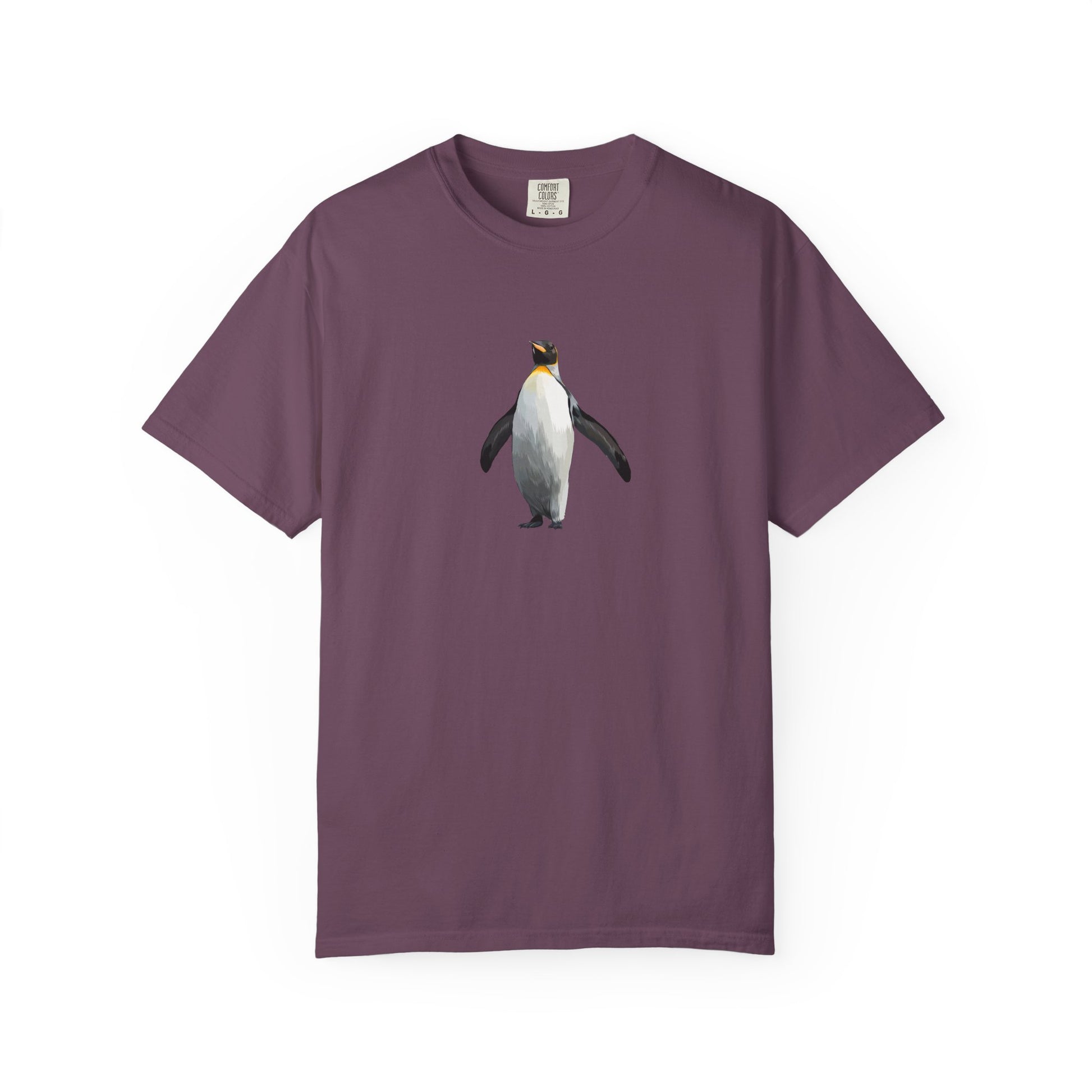 Penguin Graphic T-Shirt – Minimal King Penguin Illustration world