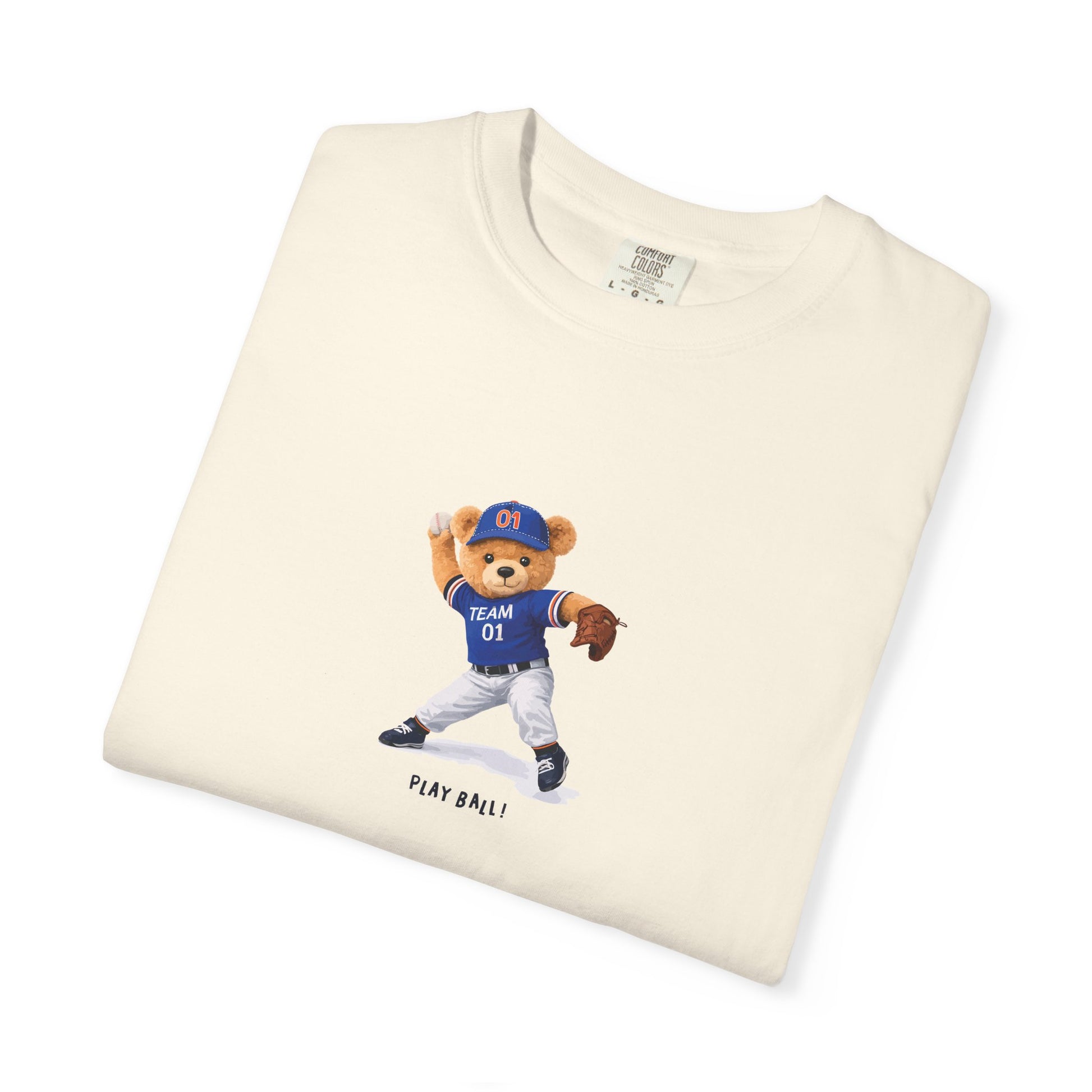 Baseball Mascot Pitcher T-Shirt — Cute Team Spirit Graphic Tee