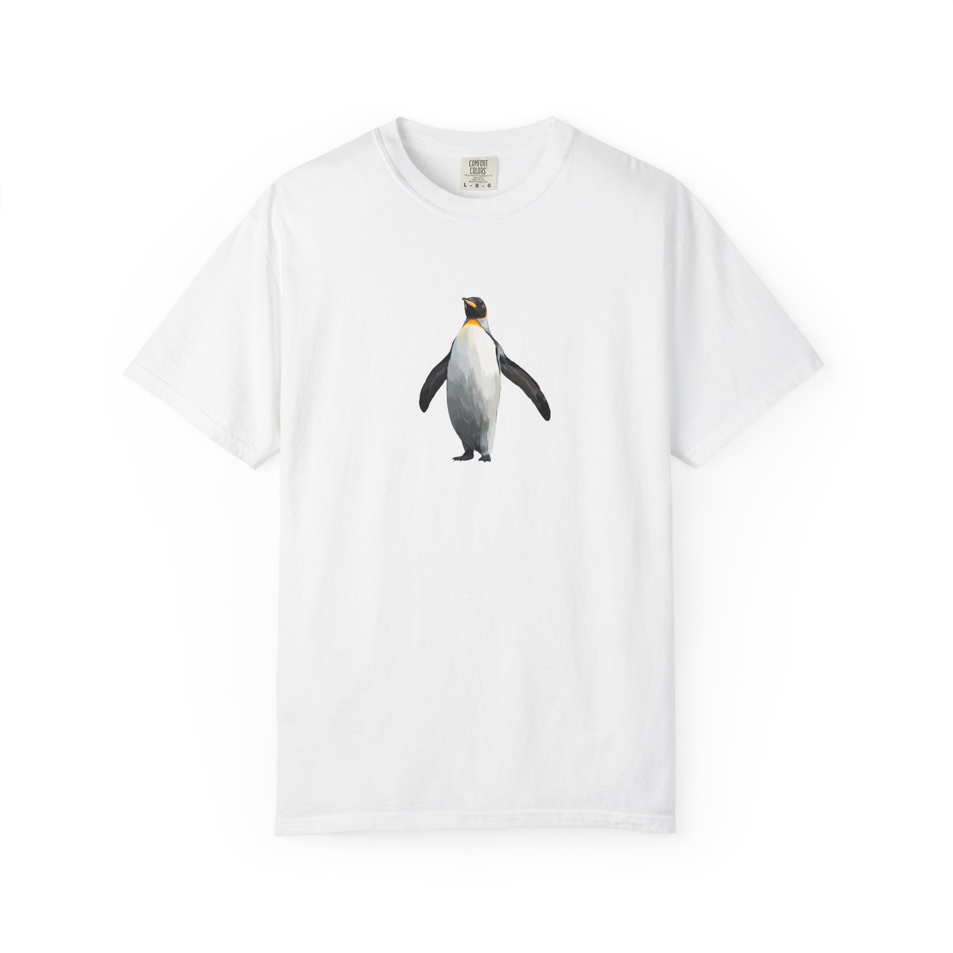 Penguin Graphic T-Shirt – Minimal King Penguin Illustration world