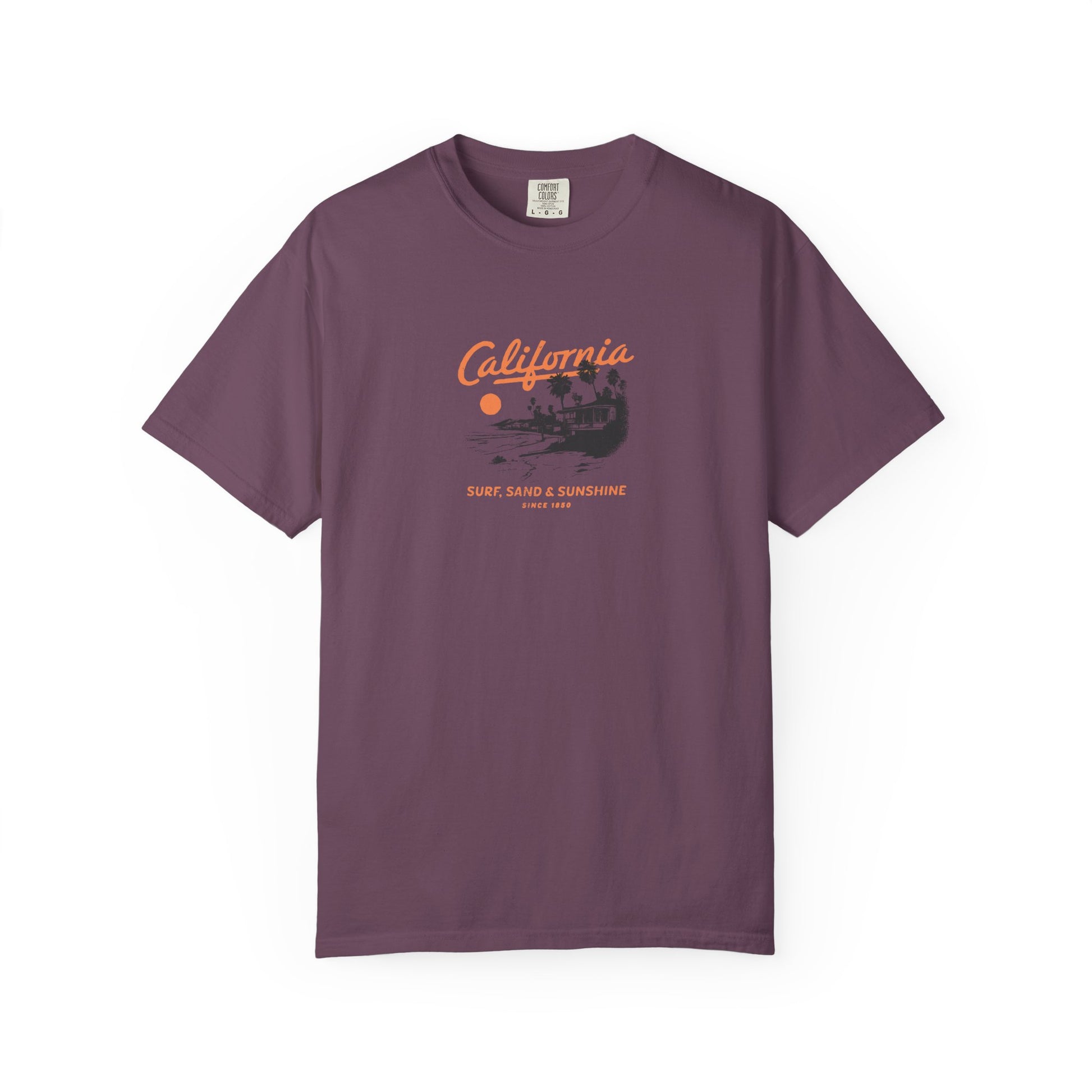 Gray t-shirt with 'We Don't Leave Early' graphic and text on a white background