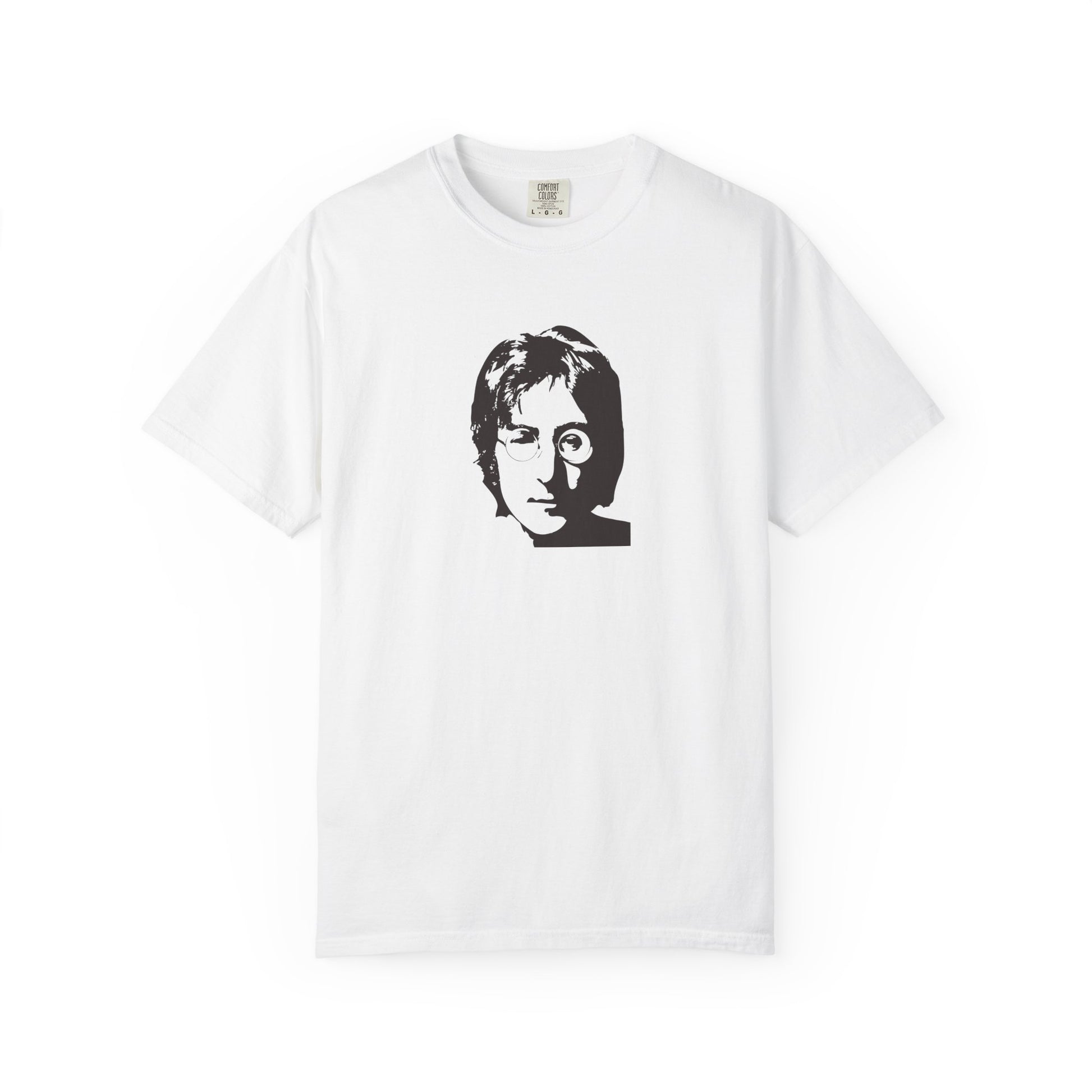 Minimalist Portrait Tee — Monochrome Face Graphic T-Shirt