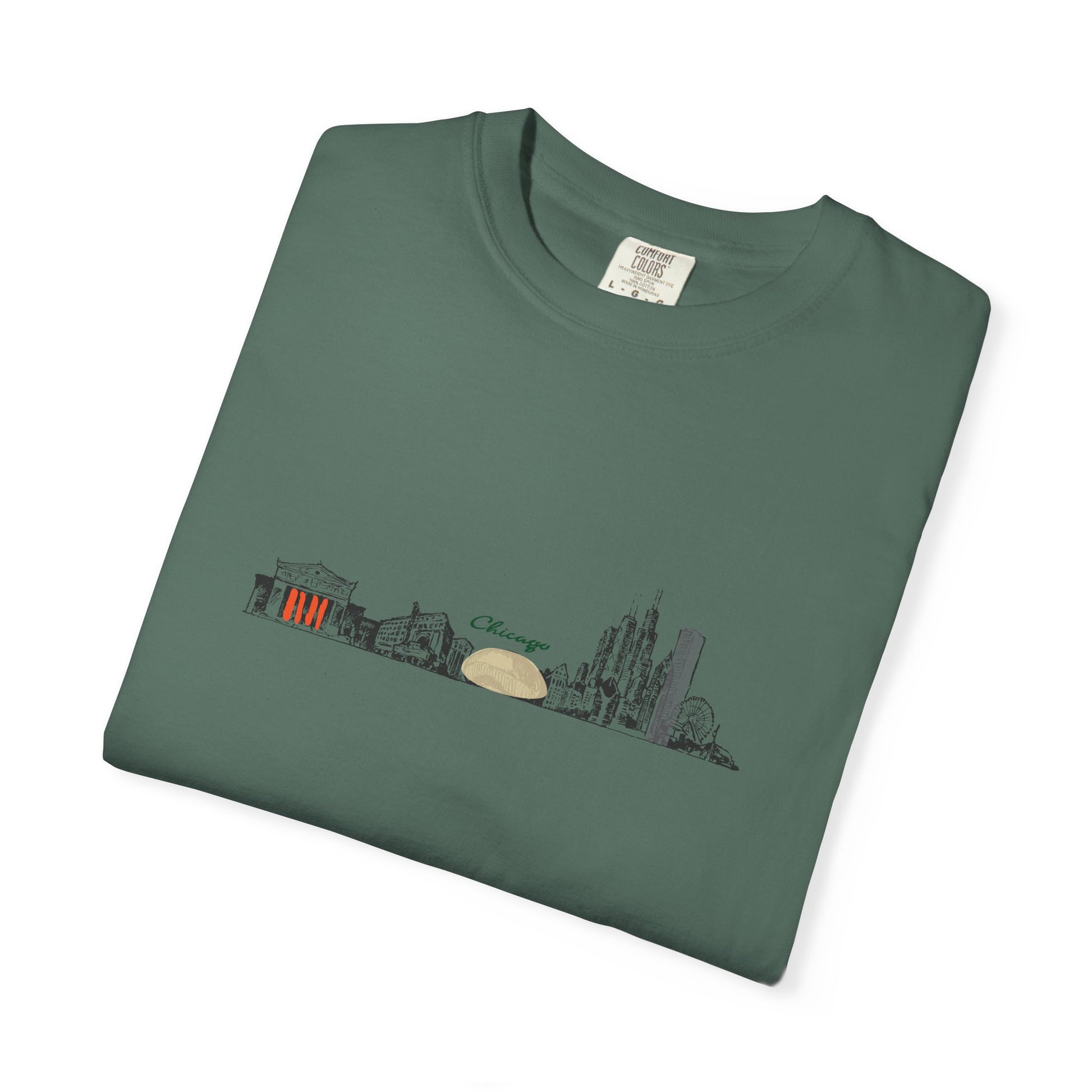 City Skyline T-Shirt — Minimal Watercolor Landmarks Tee