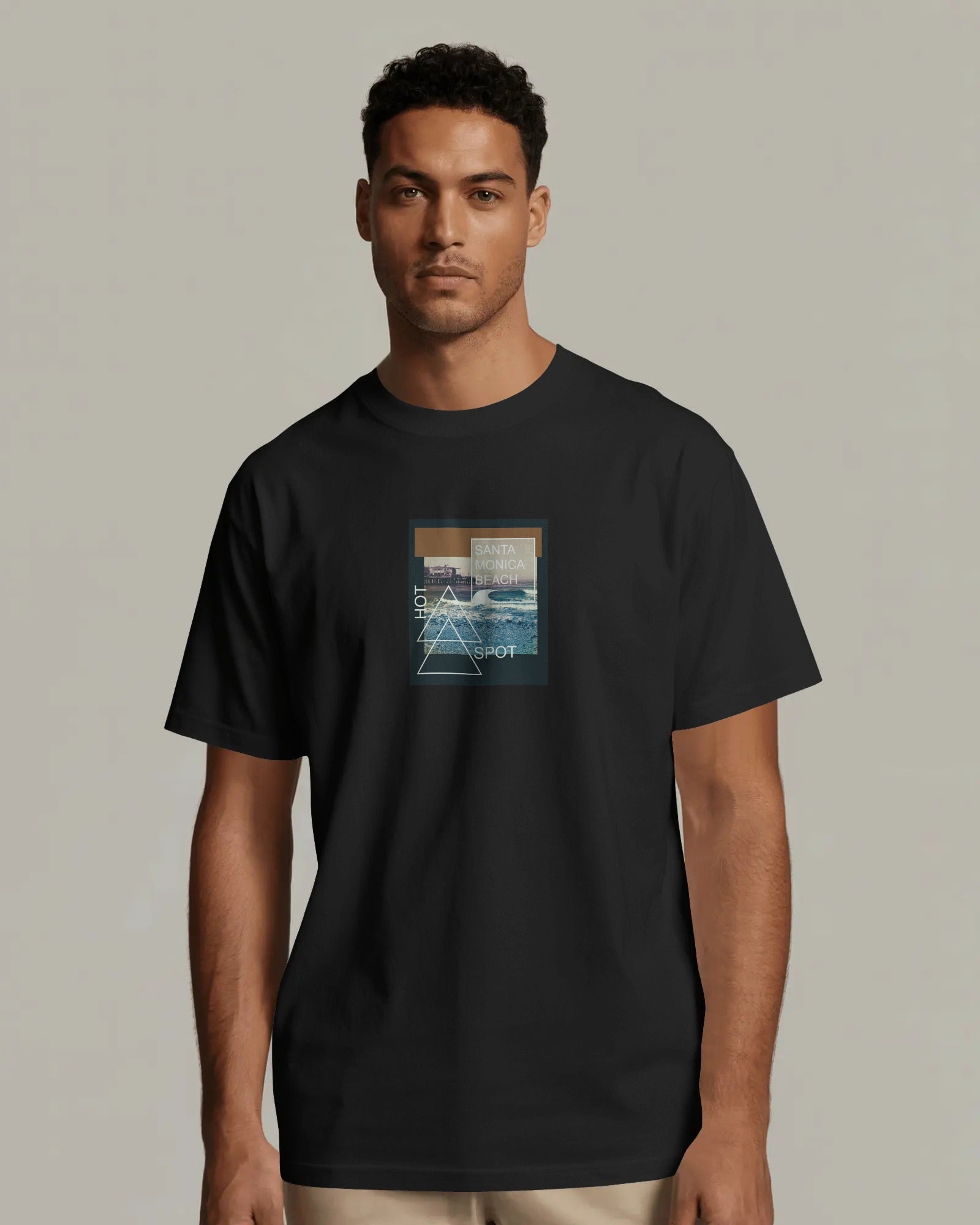 Santa Monica Beach Graphic T-Shirt